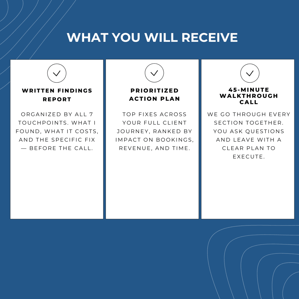 Client Journey Audit Deliverables